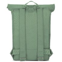 "AARON" újrahasznosított nagyméretű rolltop hátizsák, pasztell zöld, Johnny Urban