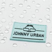 "ALLEN" újrahasznosított közepes méretű rolltop hátizsák, szürke-zöld, Johnny Urban