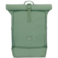 "ALLEN" újrahasznosított nagyméretű rolltop hátizsák, pasztell zöld, Johnny Urban