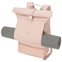"ALLEN" újrahasznosított nagyméretű rolltop hátizsák, rózsaszín, Johnny Urban