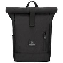 "AARON JUNIOR" újrahasznosított rolltop hátizsák, fekete, Johnny Urban "AARON JUNIOR" újrahasznosított rolltop hátizsák, fekete, Johnny Urban