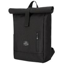 "AARON JUNIOR" újrahasznosított rolltop hátizsák, fekete, Johnny Urban "AARON JUNIOR" újrahasznosított rolltop hátizsák, fekete, Johnny Urban