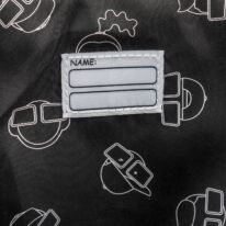 "AARON JUNIOR" újrahasznosított rolltop hátizsák, fekete, Johnny Urban