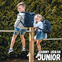 "AARON JUNIOR" újrahasznosított rolltop hátizsák, fekete, Johnny Urban "AARON JUNIOR" újrahasznosított rolltop hátizsák, fekete, Johnny Urban