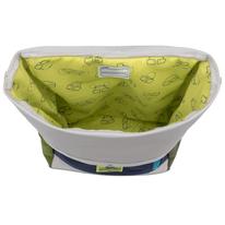 "AARON JUNIOR" újrahasznosított rolltop hátizsák, kék multicolor, Johnny Urban "AARON JUNIOR" újrahasznosított rolltop hátizsák, kék multicolor, Johnny Urban