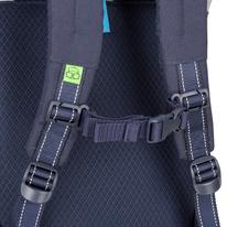 "AARON JUNIOR" újrahasznosított rolltop hátizsák, kék multicolor, Johnny Urban "AARON JUNIOR" újrahasznosított rolltop hátizsák, kék multicolor, Johnny Urban