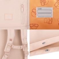 "AARON JUNIOR" újrahasznosított rolltop hátizsák, púder rózsaszín, Johnny Urban "AARON JUNIOR" újrahasznosított rolltop hátizsák, púder rózsaszín, Johnny Urban