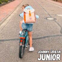 "LIAM JUNIOR" újrahasznosított hátizsák, rózsaszín multicolor, Johnny Urban