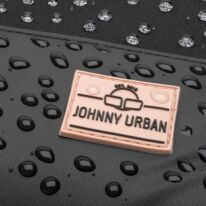"MIKA" újrahasznosított hátizsák, fekete-rózsaszín, Johnny Urban