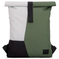 "OSKAR" újrahasznosított rolltop hátizsák, zöld-szürke-fekete, Johnny Urban "OSKAR" újrahasznosított rolltop hátizsák, zöld-szürke-fekete, Johnny Urban