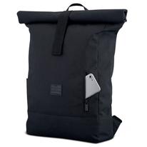 "AARON" újrahasznosított nagyméretű rolltop hátizsák, fekete, Johnny Urban "AARON" újrahasznosított nagyméretű rolltop hátizsák, fekete, Johnny Urban