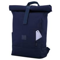 "AARON" újrahasznosított nagyméretű rolltop hátizsák, kék, Johnny Urban "AARON" újrahasznosított nagyméretű rolltop hátizsák, kék, Johnny Urban