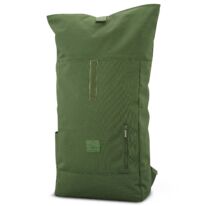 "AARON" újrahasznosított nagyméretű rolltop hátizsák, zöld, Johnny Urban