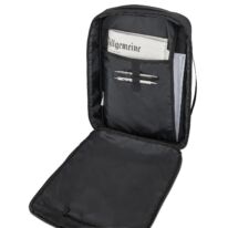 "BRANDON" újrahasznosított laptop táska, fekete, Johnny Urban