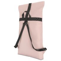 "EMIL" újrahasznosított nagyméretű rolltop hátizsák, púder rózsaszín, Johnny Urban