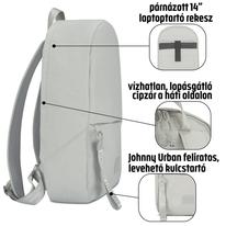 "MILO" újrahasznosított hátizsák, szürke, Johnny Urban "MILO" újrahasznosított hátizsák, szürke, Johnny Urban