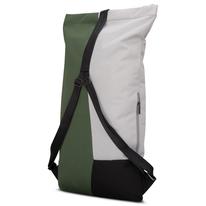 "OSKAR" újrahasznosított rolltop hátizsák, zöld-szürke-fekete, Johnny Urban "OSKAR" újrahasznosított rolltop hátizsák, zöld-szürke-fekete, Johnny Urban