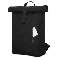 "ROBIN" újrahasznosított rolltop hátizsák, fekete, Johnny Urban "ROBIN" újrahasznosított rolltop hátizsák, fekete, Johnny Urban