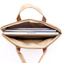 „Lorena” parafa laptop táska, áttört fehér mintás, 13" laptophoz „Lorena” parafa laptop táska, áttört fehér mintás, 13" laptophoz